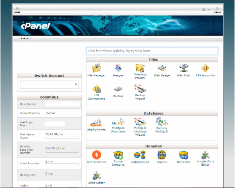 cpanel