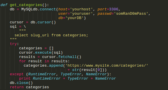 python sitemap