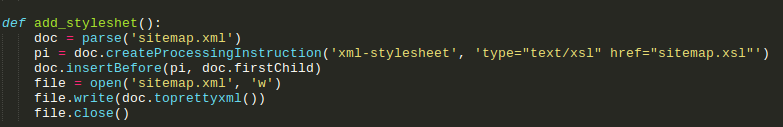 xml sitemap file