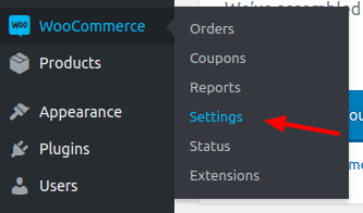 woocommerce settings